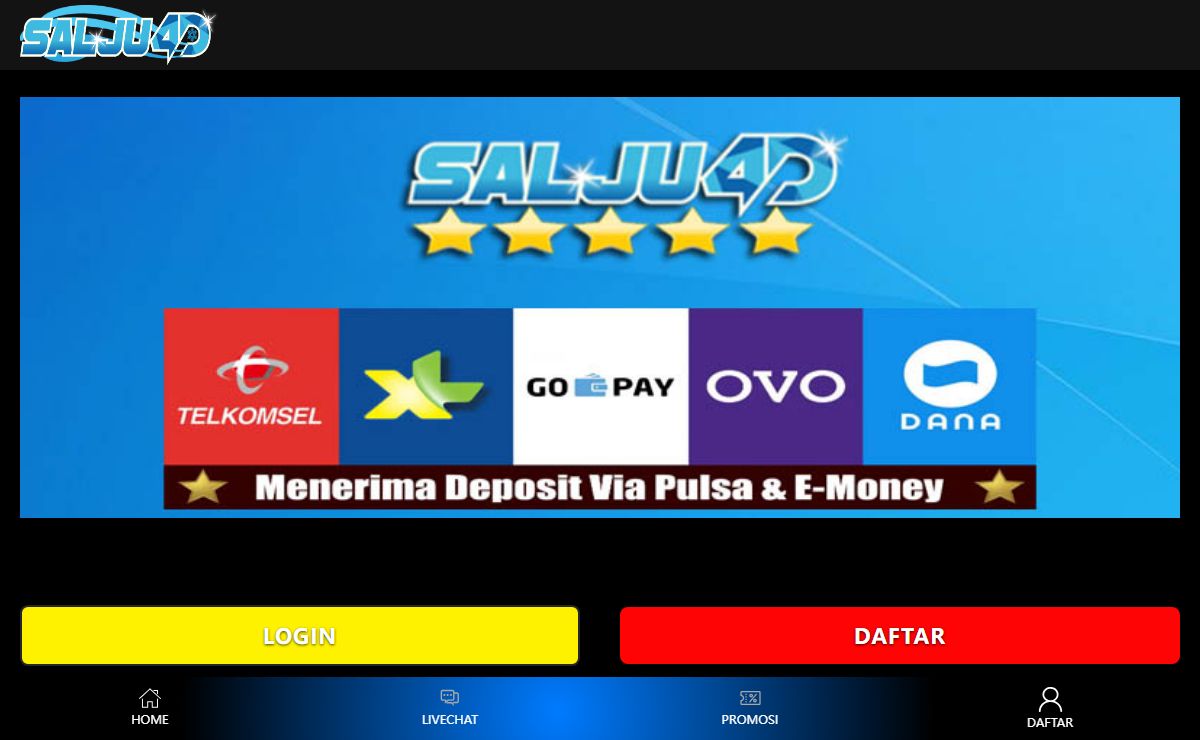 Salju4D : Bandar Togel Terpercaya sedia Deposit Pulsa 10rb Tanpa Potongan