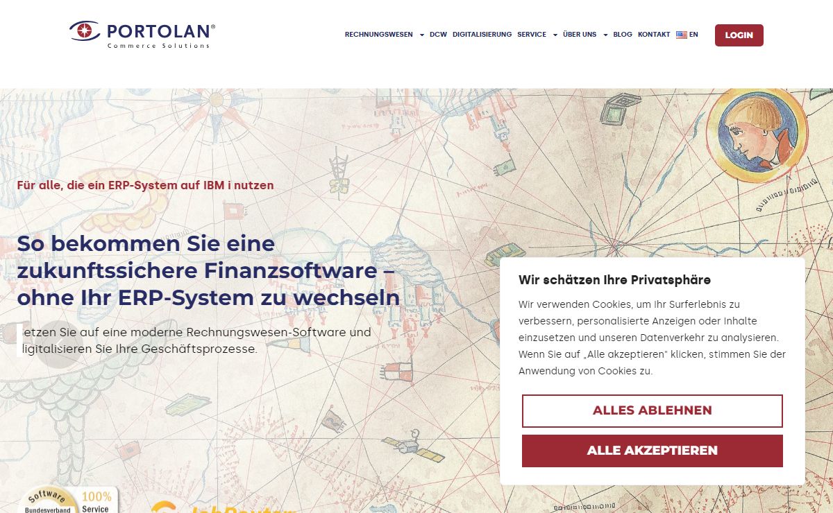 Portolan – Die zukunftssichere Finanzsoftware ohne ERP-Wechsel