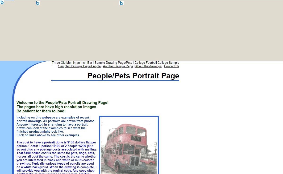 People/Pets Portrait Page