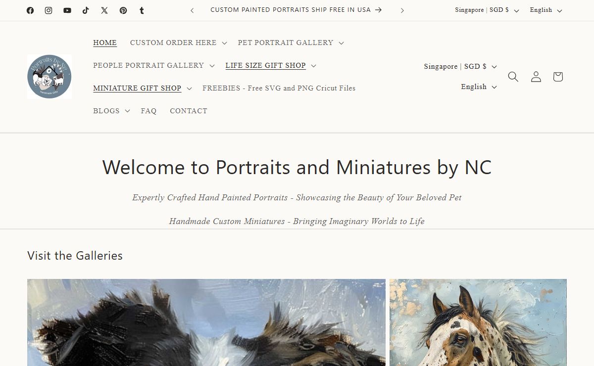 Portraits and Miniatures by NC