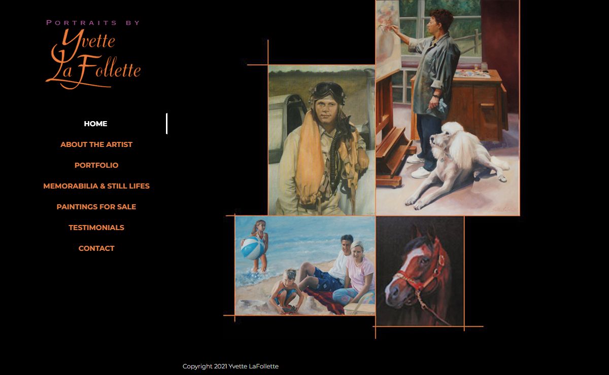Portraits by Yvette La Follette – Oil Paintings and Pencil Drawings