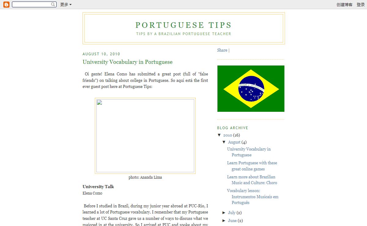 Portuguese Tips
