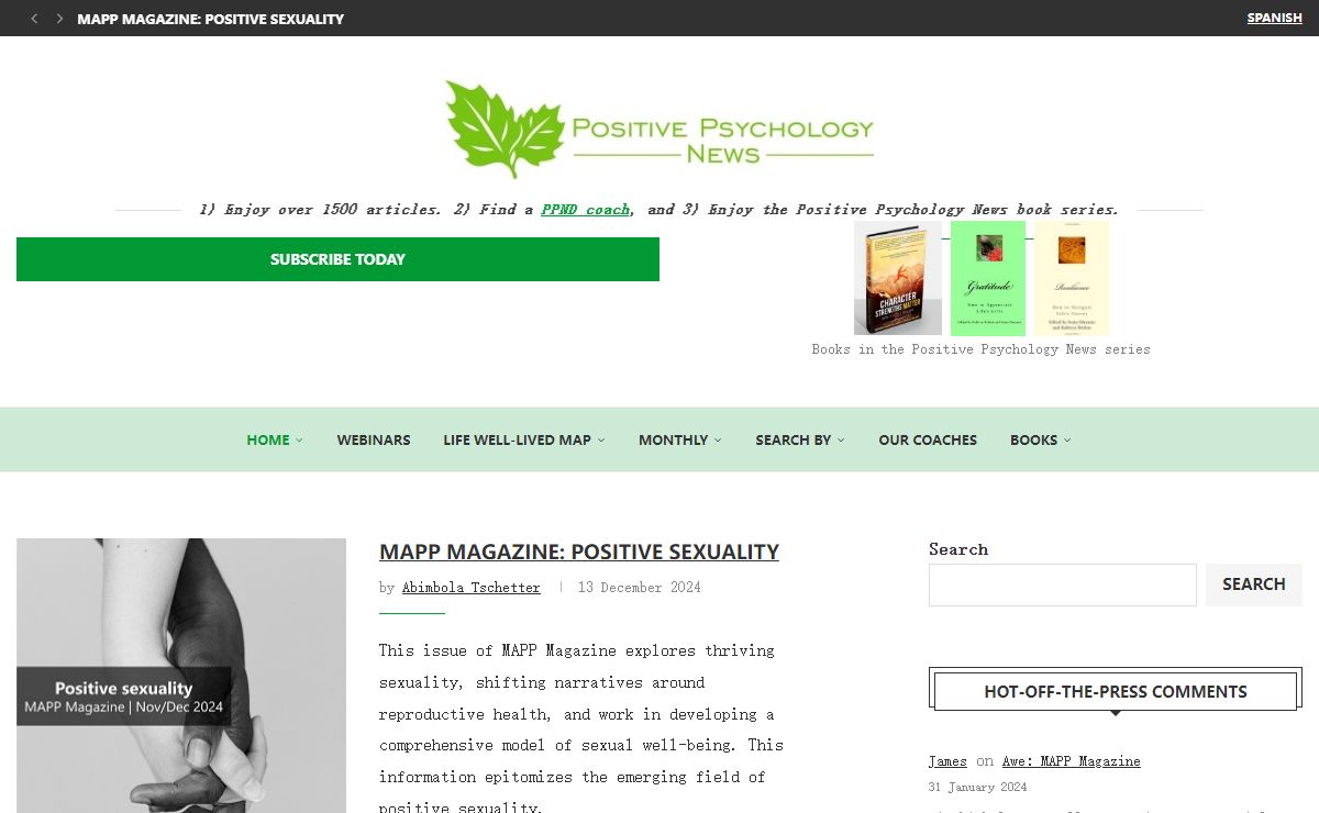 Positive Psychology News – Boost of research-based happiness. Authored by graduates of MAPP programs around the world.