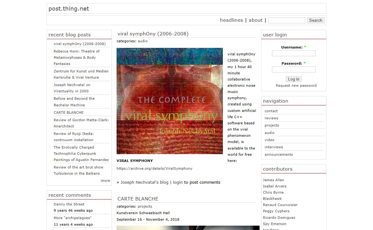 post.thing.net | A lean, mean, media machine.