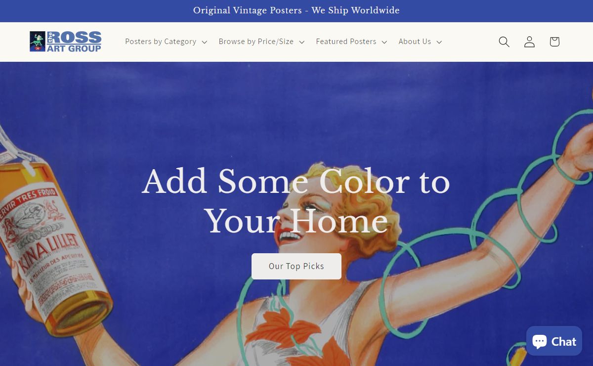 The Ross Art Group | Original Vintage Posters
