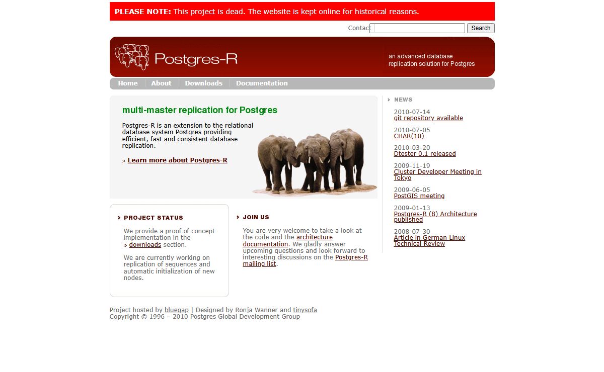 Postgres-R: a database replication system for PostgreSQL