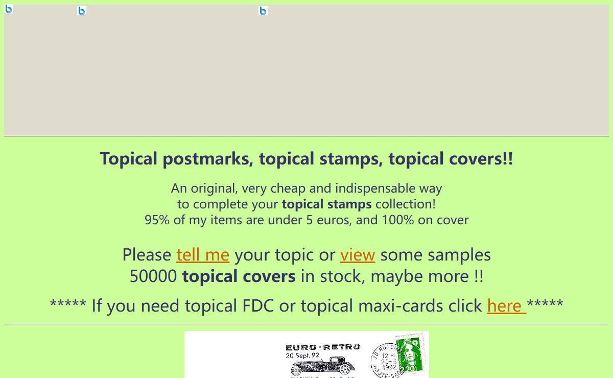 Topical stamps, topical covers online store