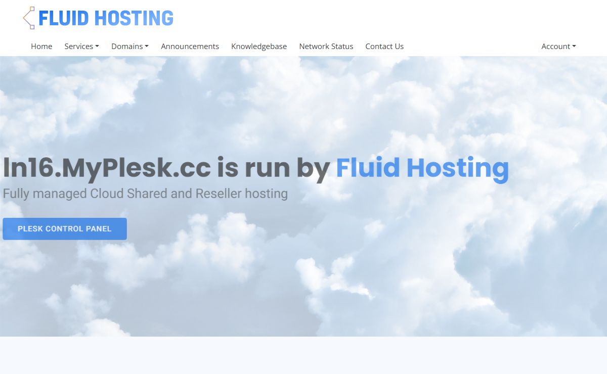 Fluid Hosting :: ln16.MyPlesk