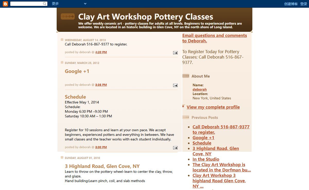 Clay Art Workshop Pottery Classes