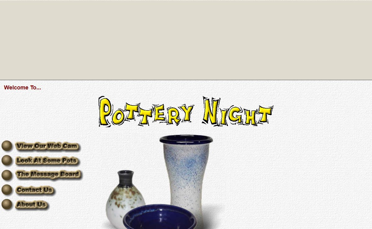 Pottery Night.