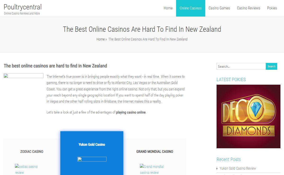 The Best Online Casinos Are Hard To Find In New Zealand - Poultrycentral