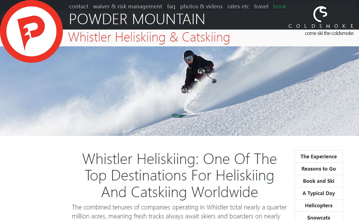 Whistler Heliskiing & Catskiing