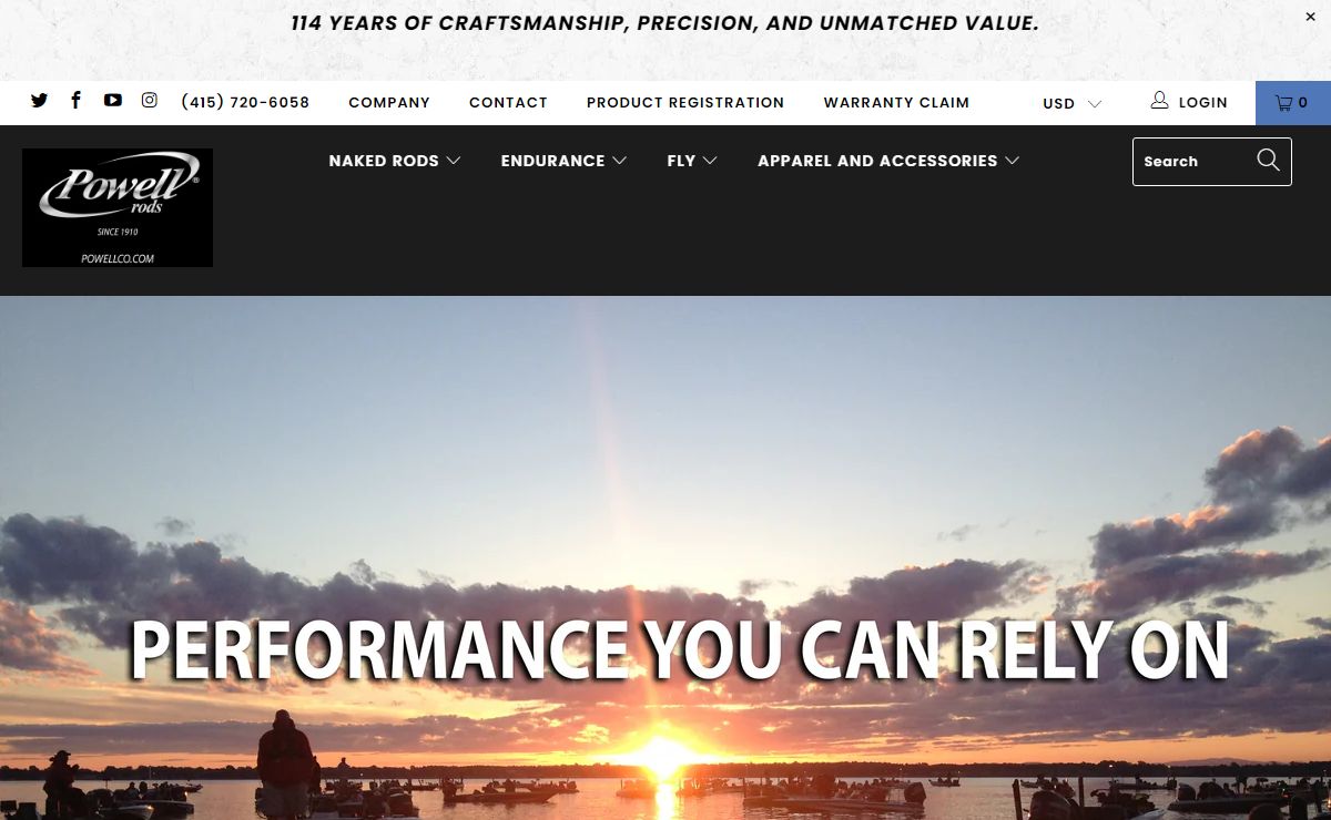 Powell Fishing Rods | Performance you can rely on since 1910
