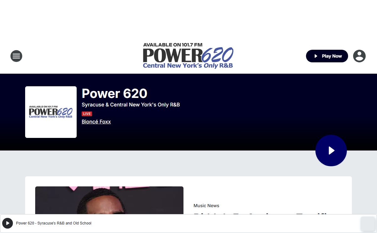 Power 620 - Syracuse & Central New York's Only R&B