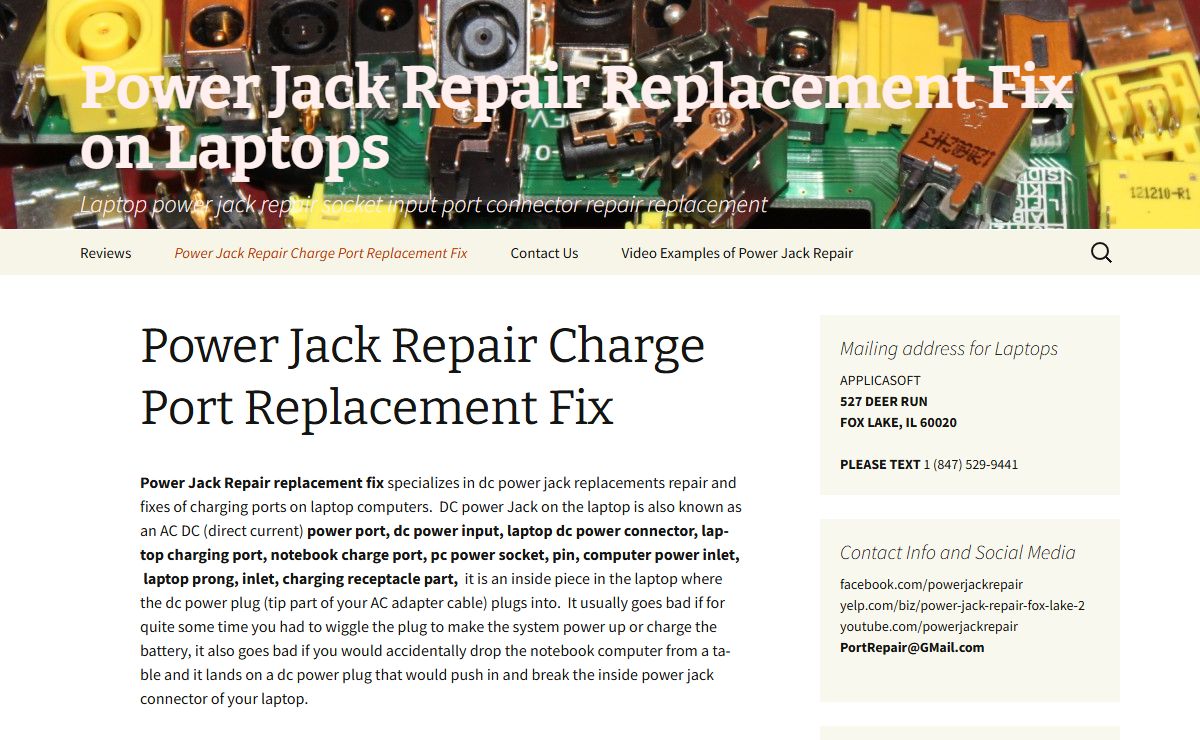 Power Jack Repair Charge Port Replacement Fix - Power Jack Repair Replacement Fix on Laptops