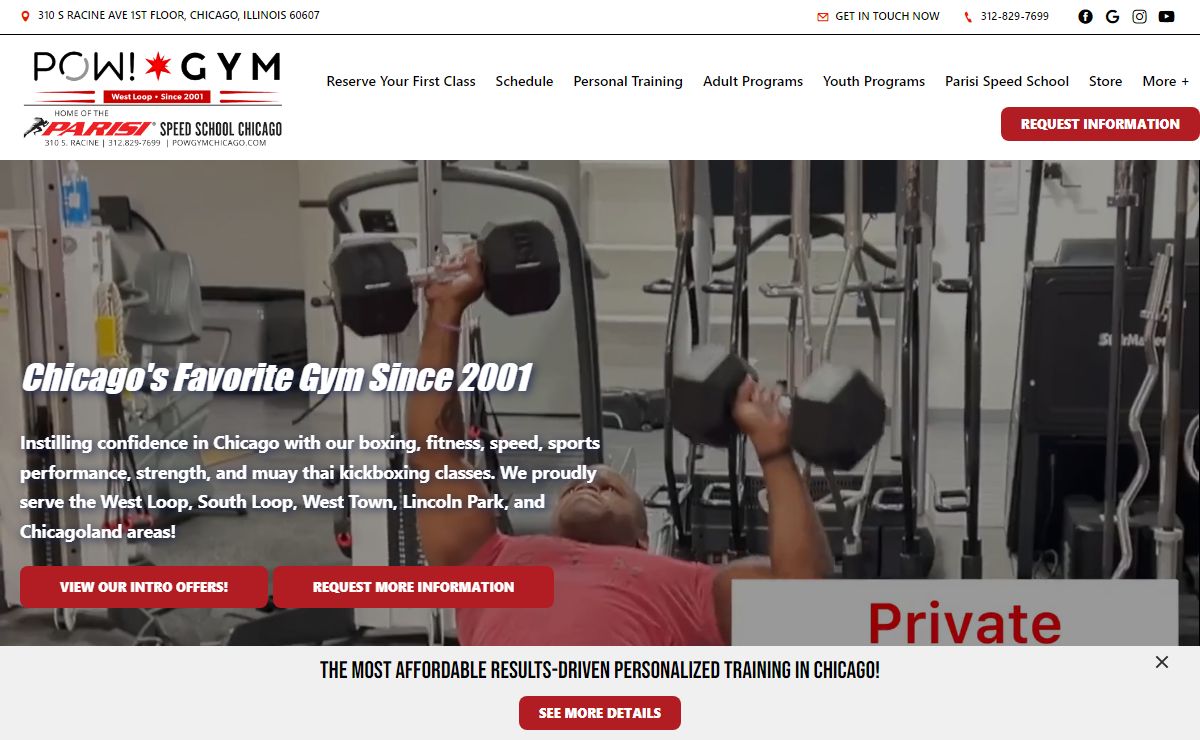 Chicago Fitness & Martial Arts - POW! Gym Chicago - Chicago, Illinois