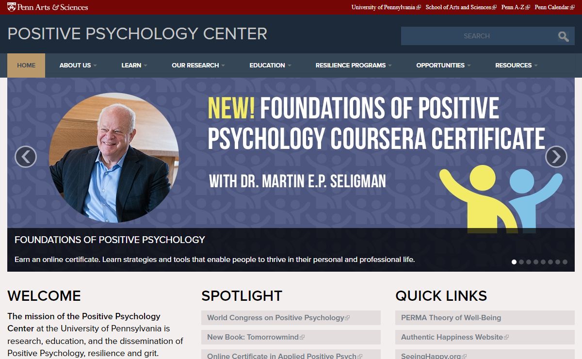 Positive Psychology Center