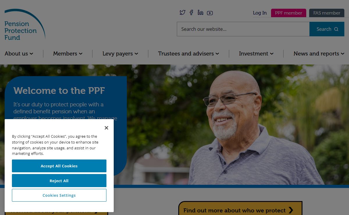 Welcome to the PPF | Pension Protection Fund