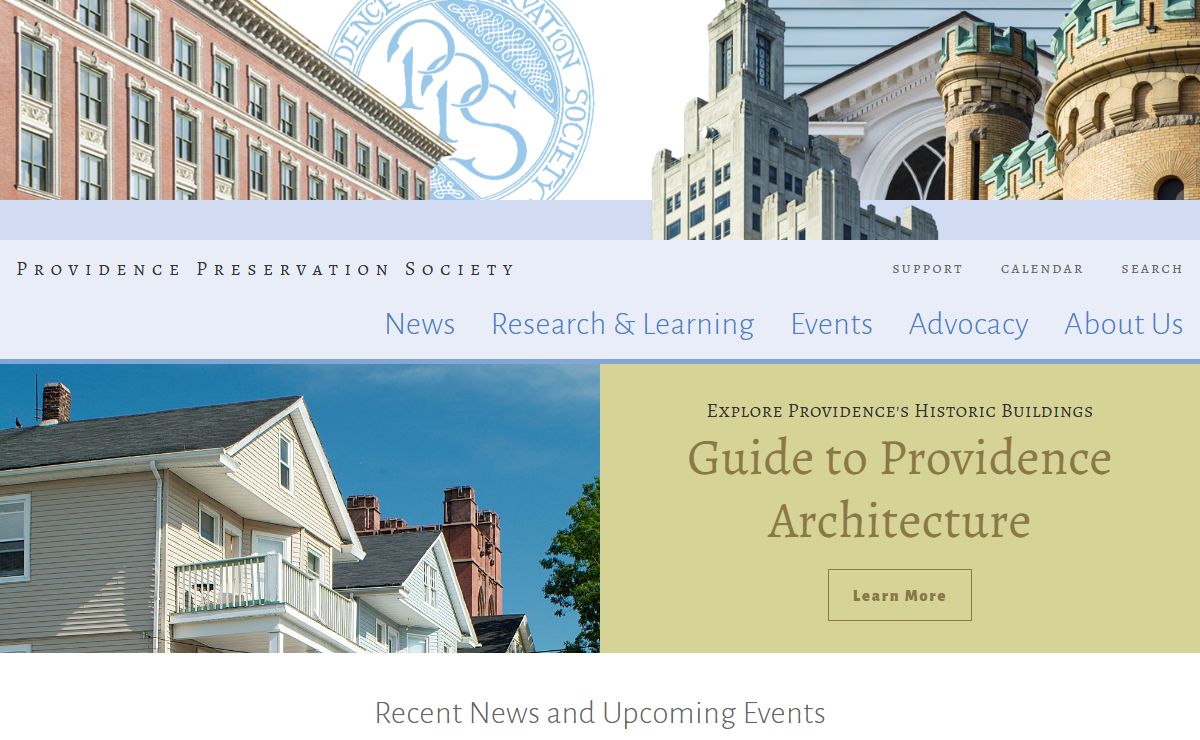 Providence Preservation Society // Preserve the Past, Envision the Future