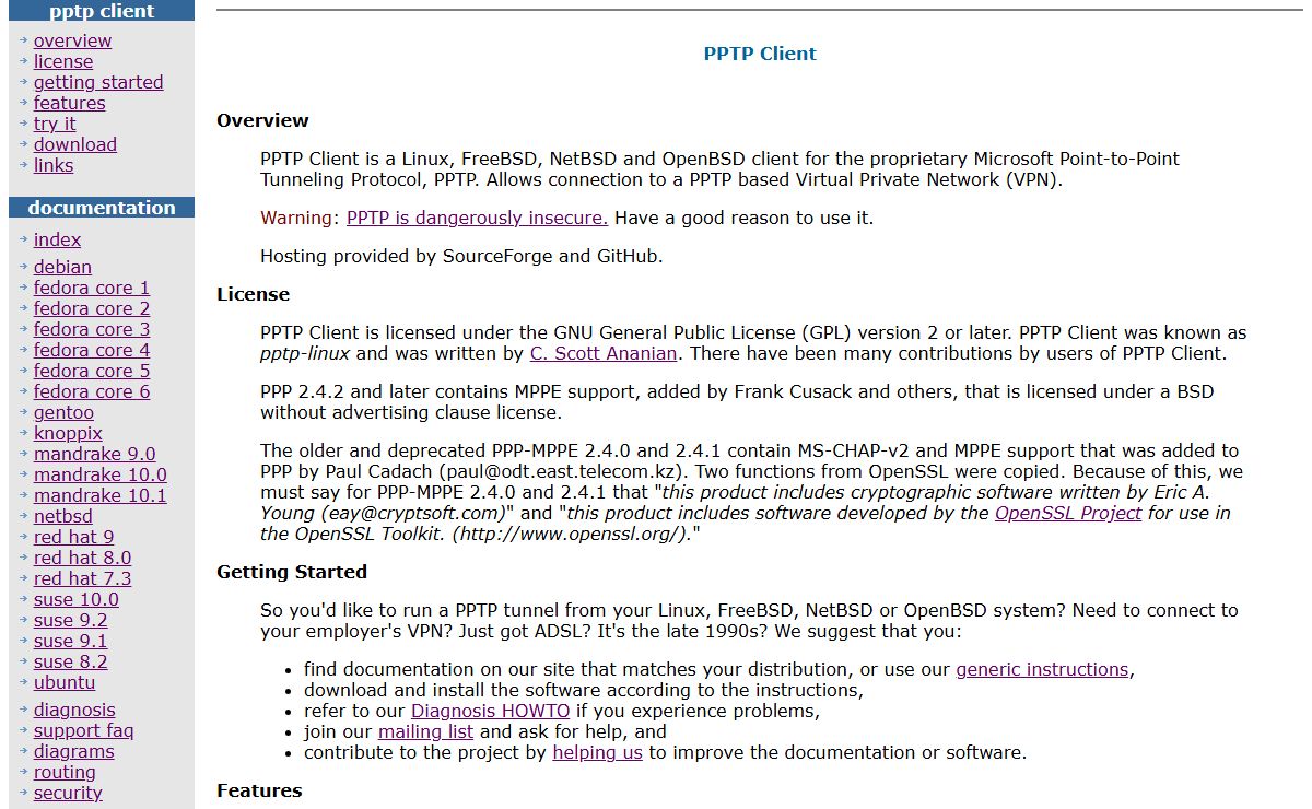 PPTP Client