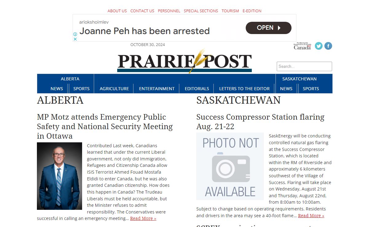 Prairie Post › Your news from the Prairies.