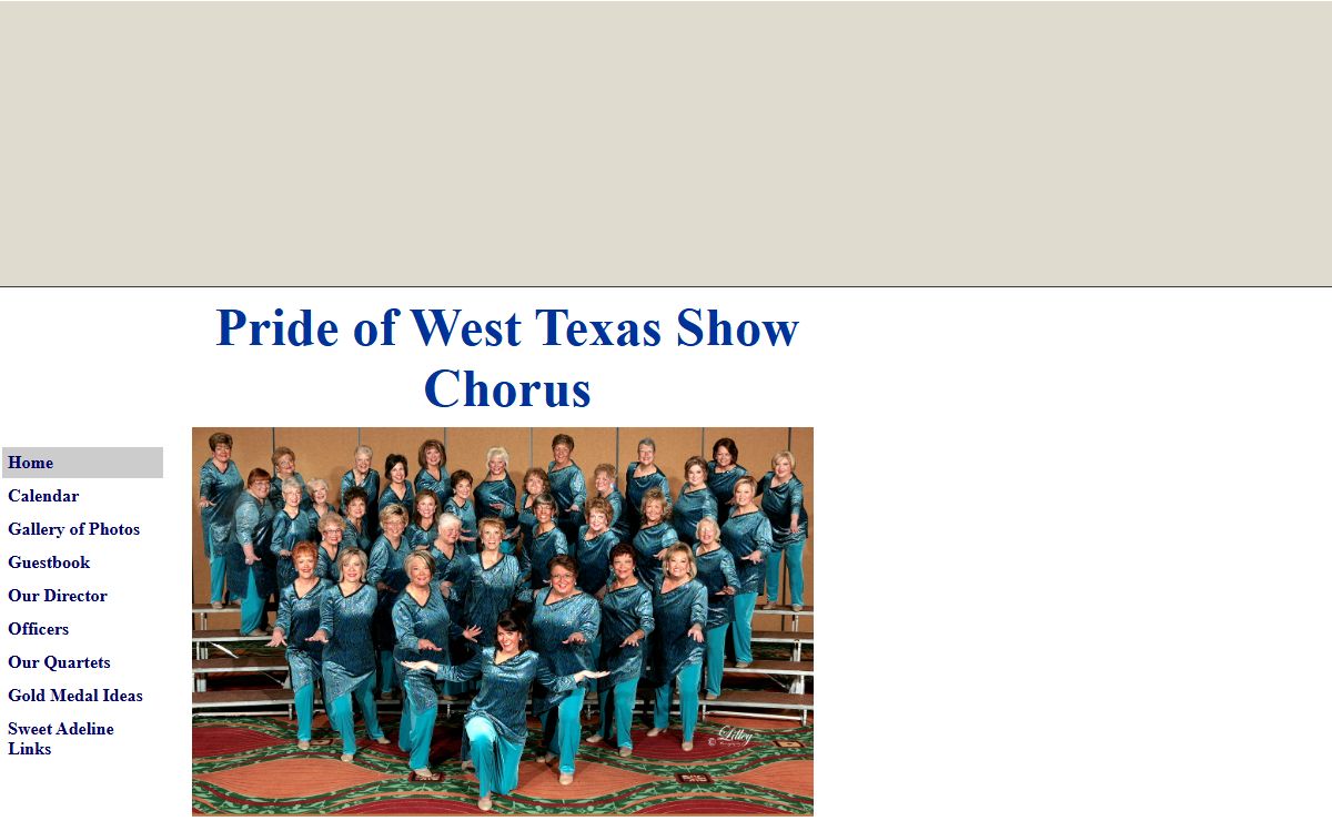 Pride of West Texas Show Chorus