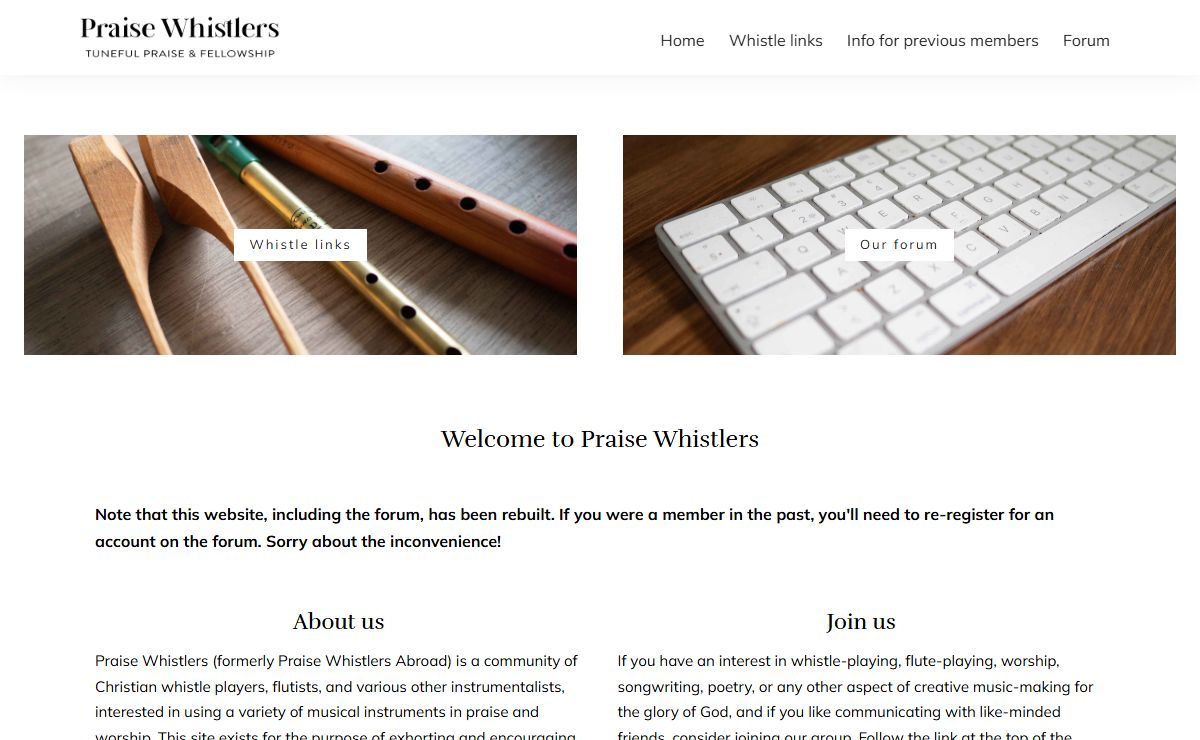 Praise Whistlers Fellowship