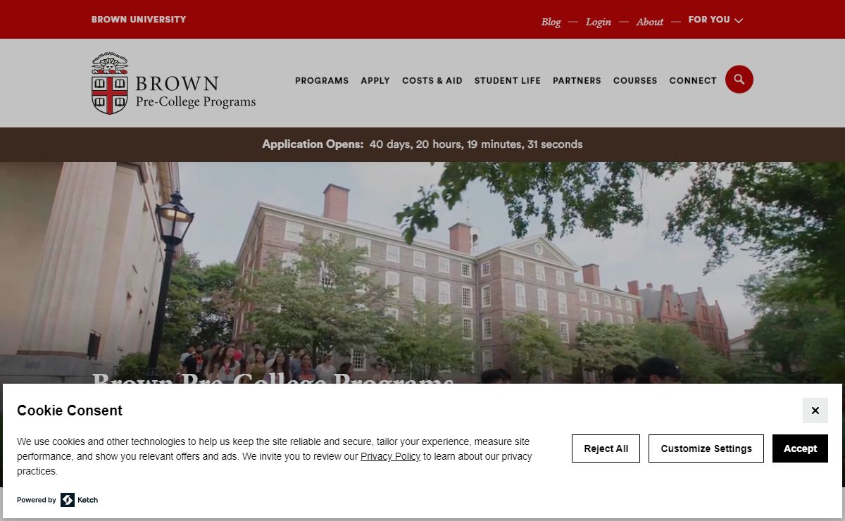 Pre-College Program | Brown University