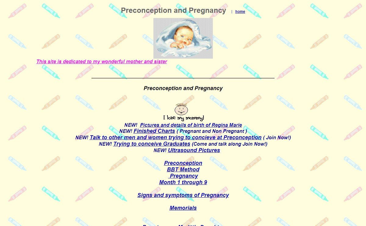 Preconception and Pregnancy