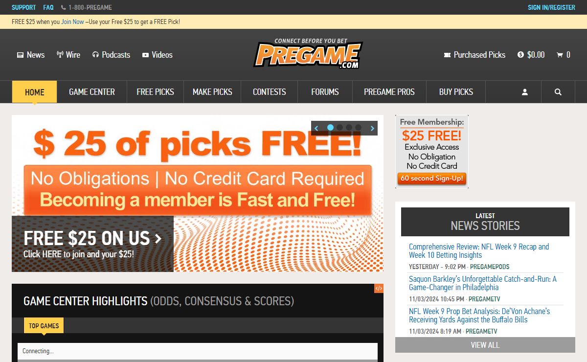 Sports Picks | Expert Sports Picks | Pregame
