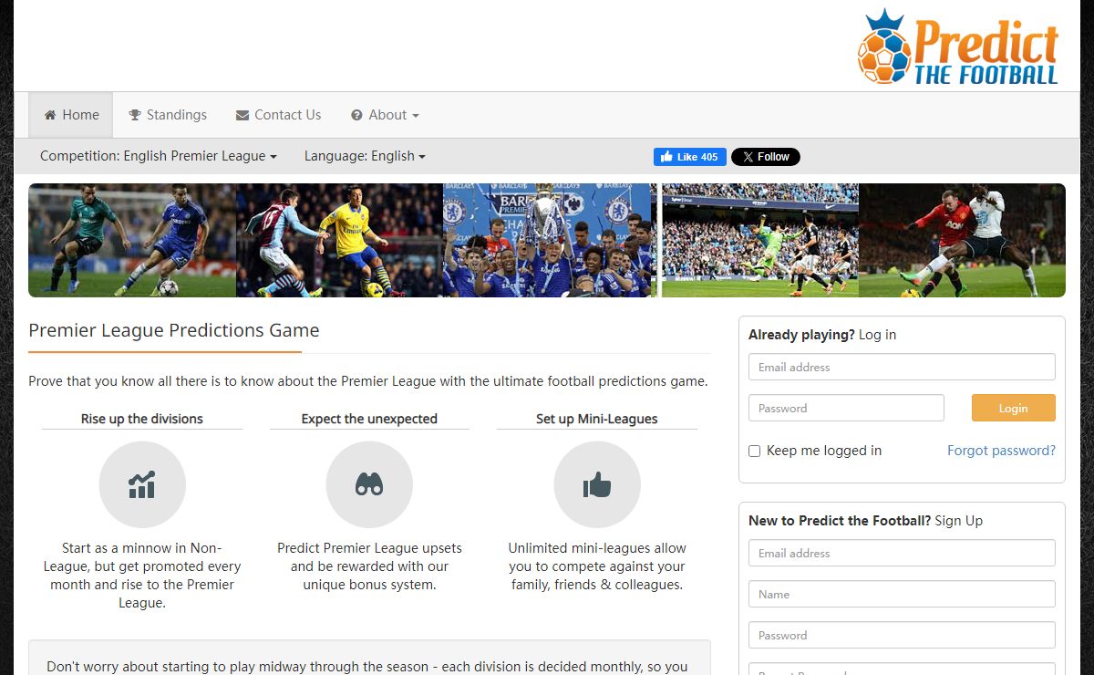 Premier League Predictions Game | Predict the Premiership
