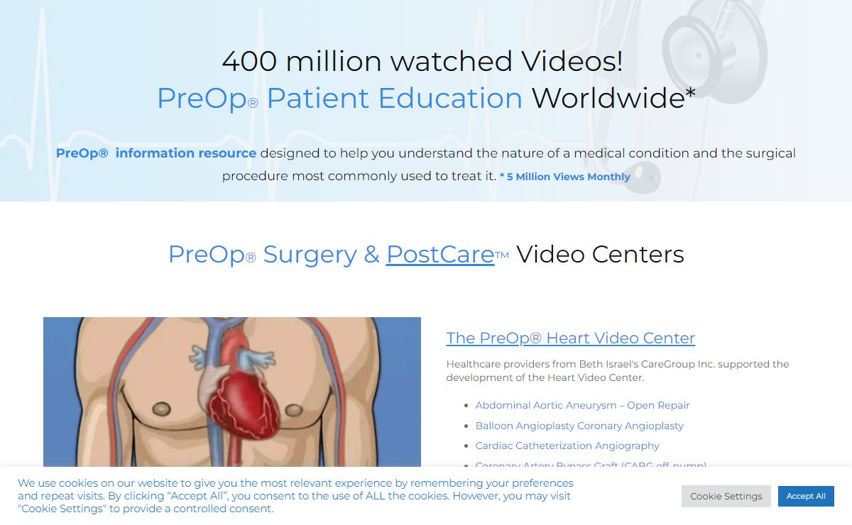 PreOp Surgery Video Centers Patient Education • preop.com