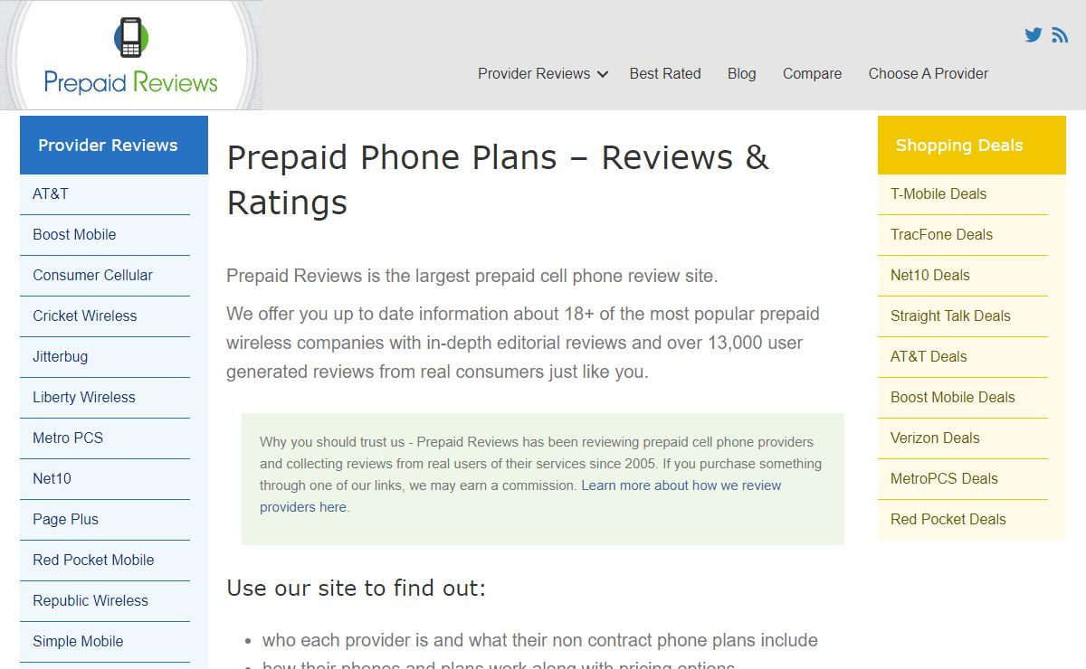 Prepaid Reviews | Best Prepaid Phone Plans