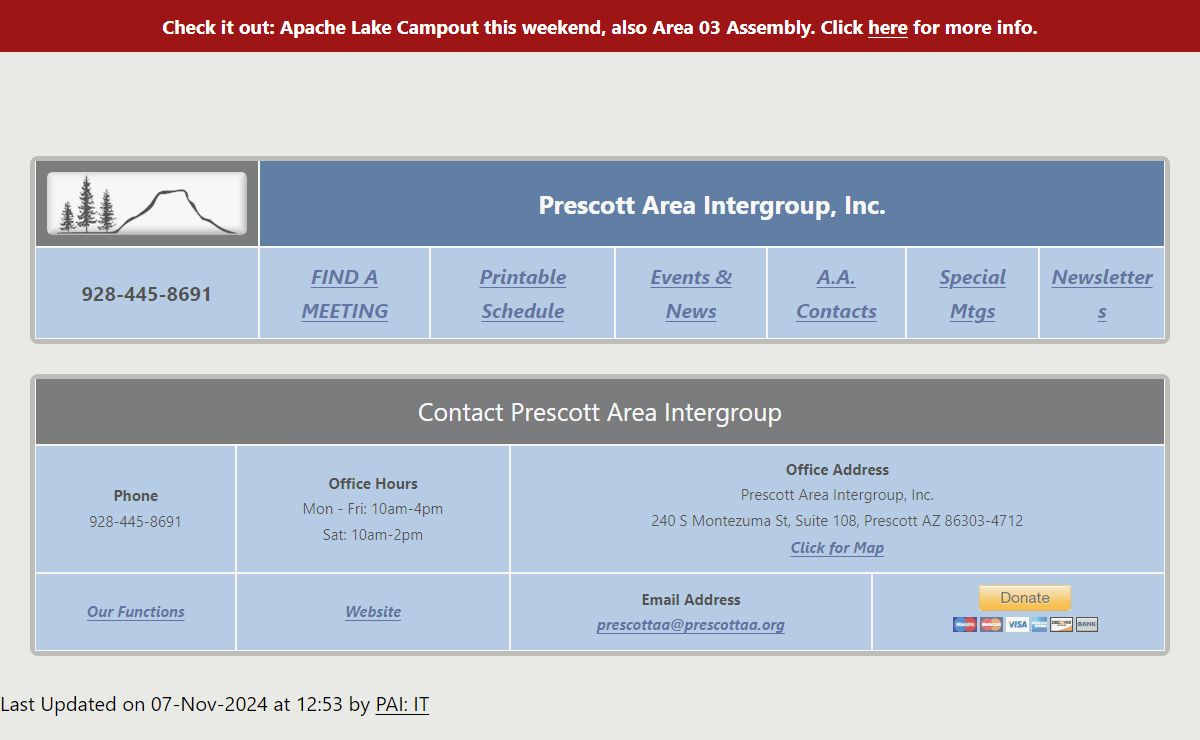 Prescott Area Intergroup