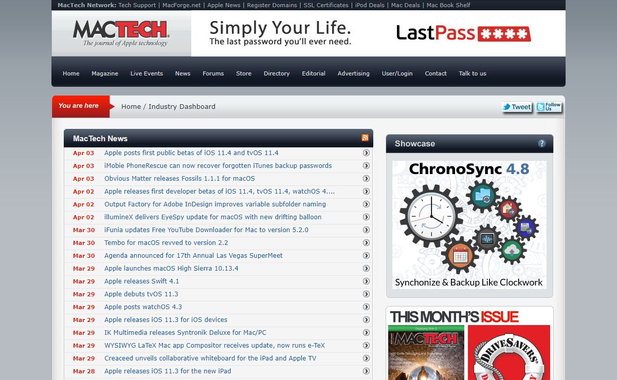 MacTech | The journal of Apple technology.