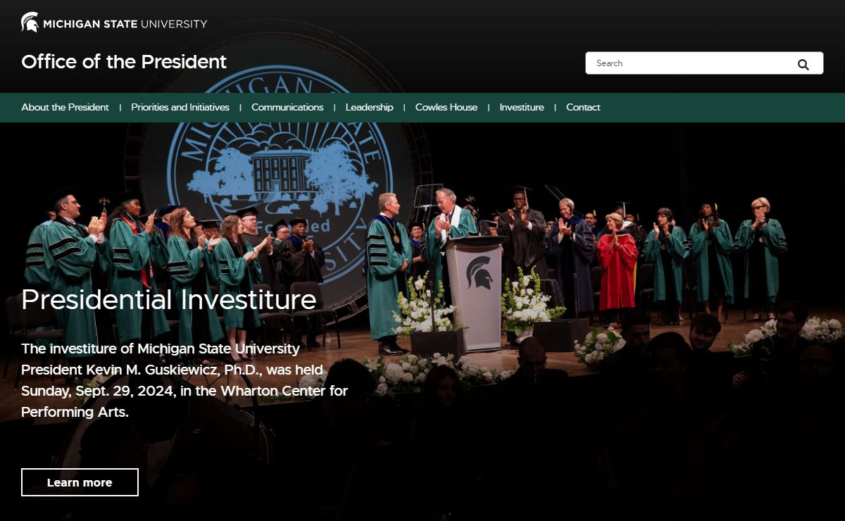 Office of the President | Michigan State University