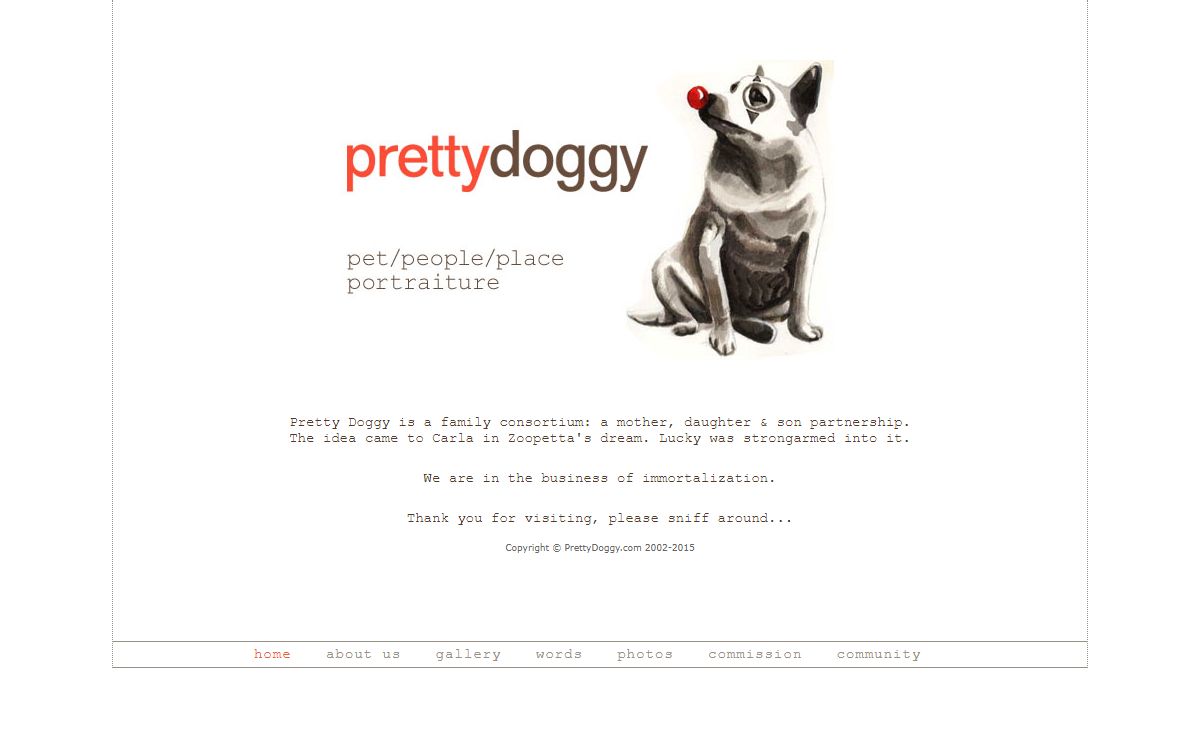 pretty doggy pet portraits