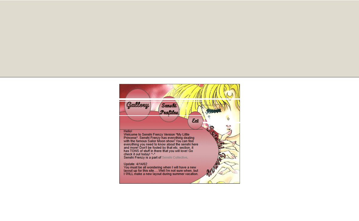 Senshi Frenzy - V. My Little Princess