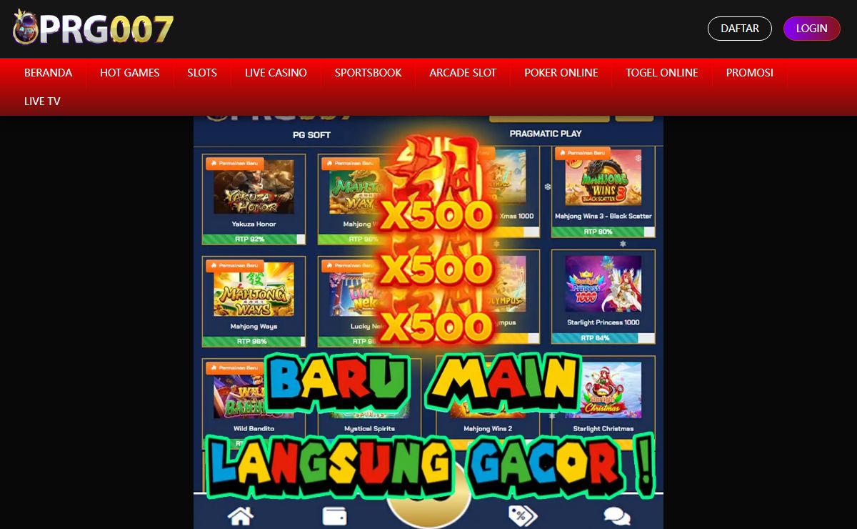 PRG007 : Situs Slot Naga Gacor Mahjong Ways Paling Profit Hari Ini