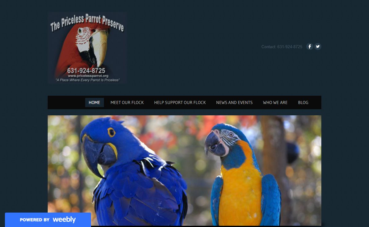 The Priceless Parrot Preserve, Inc. - Home