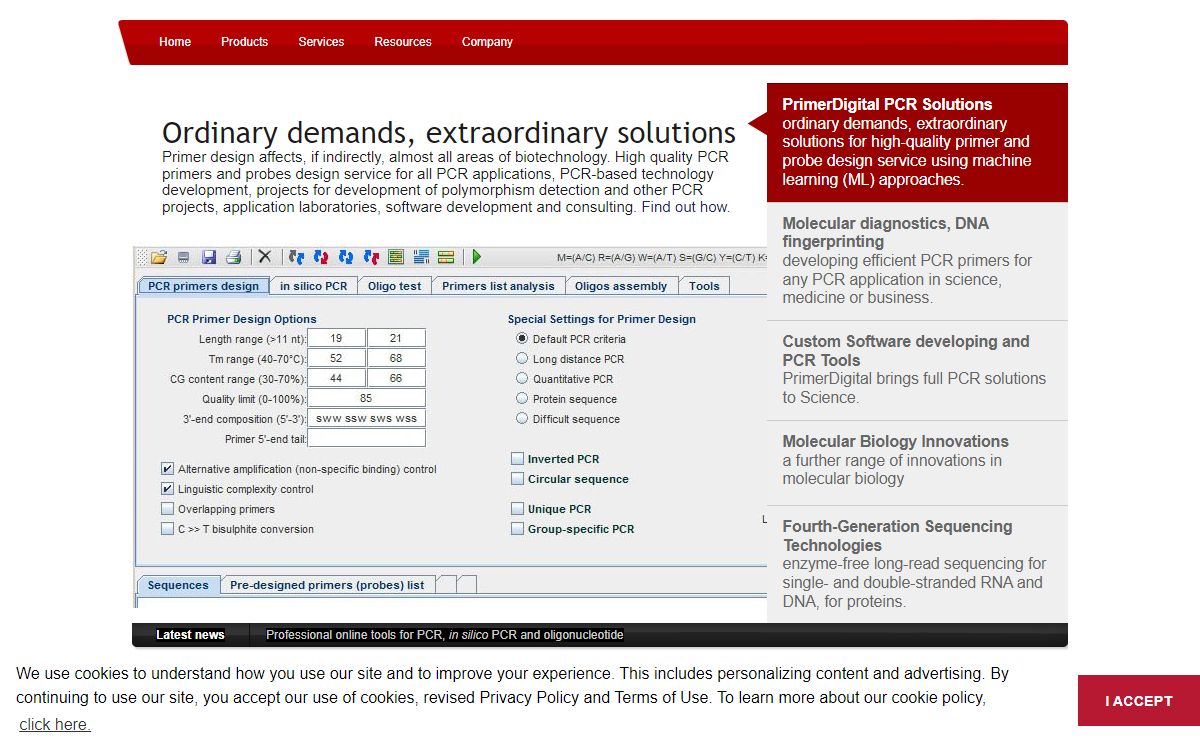 PrimerDigital: Biotechnology solutions