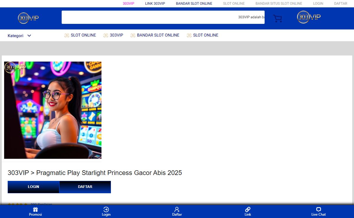 303VIP > Pragmatic Play Starlight Princess Gacor Abis 2025
