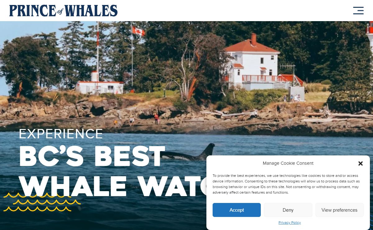 Prince of Whales Adventures - BC's Best Whale Watching