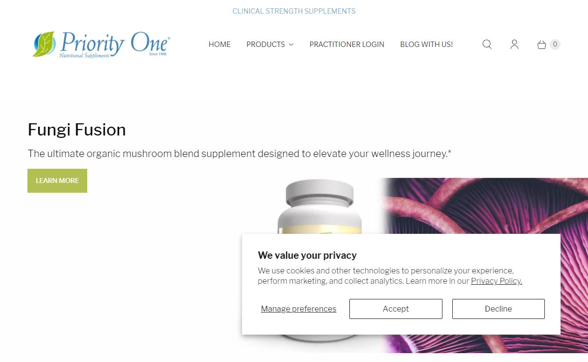 Clinical Strength Vitamins. High Quality Supplements. NSF Certified.