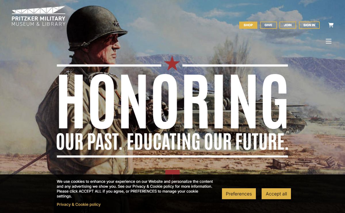 Military Photos, Books, Posters, & Exhibits | Pritzker Military Museum & Library | Chicago