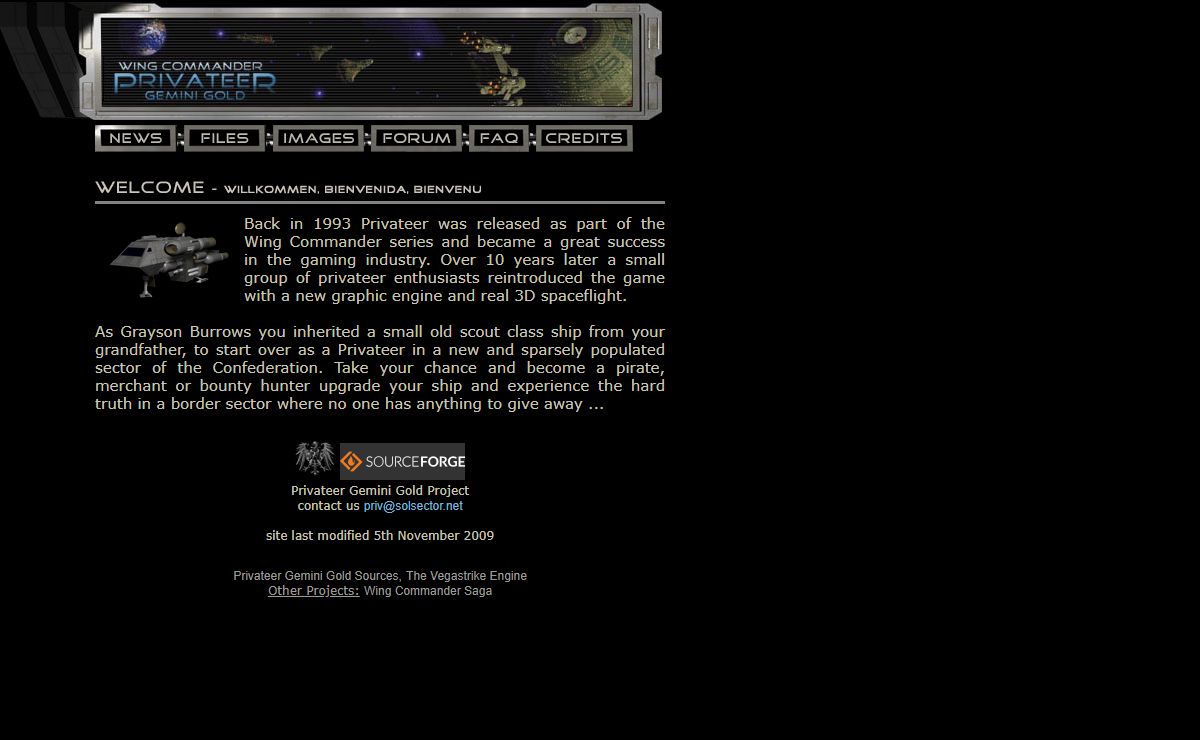 Wing Commander - Privateer Gemini Gold