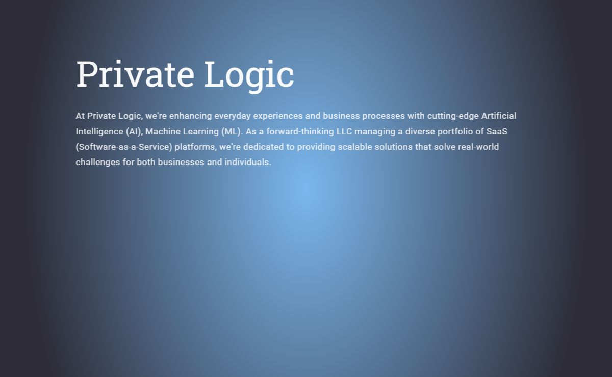 Private Logic