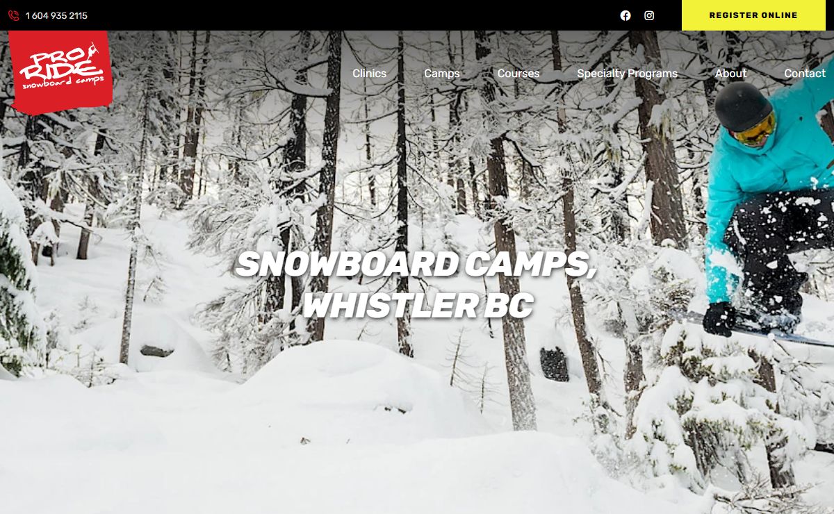 Snowboard Camps | Whistler, BC | Pro Ride Snowboard Camps