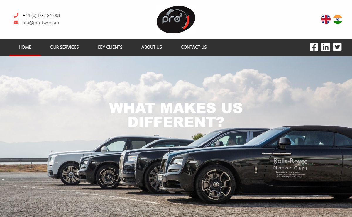 Pro² professional drivers by profession