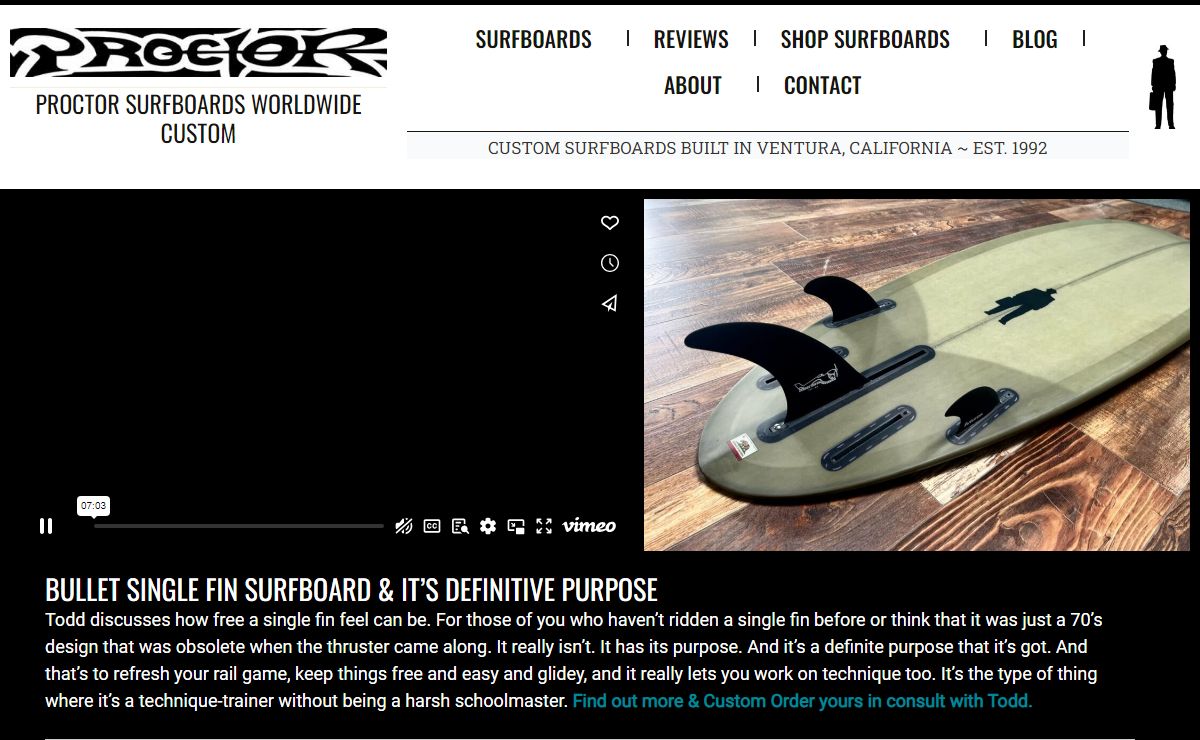 Custom Surfboards Built in Ventura, CA